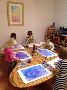 Sun Garden Children Painting